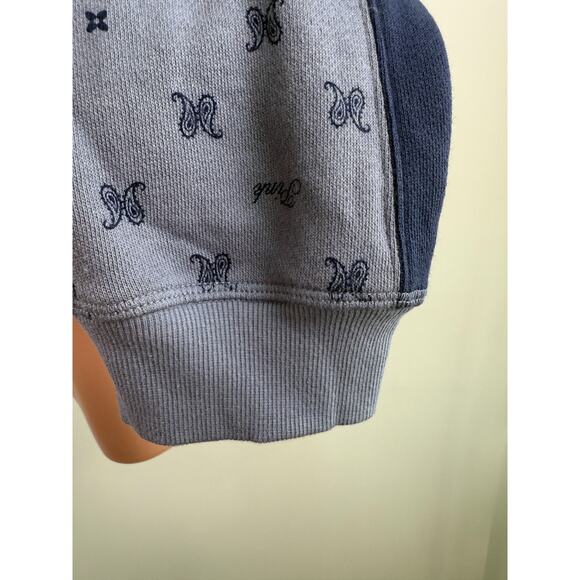 Victoria's Secret PINK Long Sleeve Fleece Blue Hoodie Crop Sweatshirt  Size XXL - Picture 4 of 8